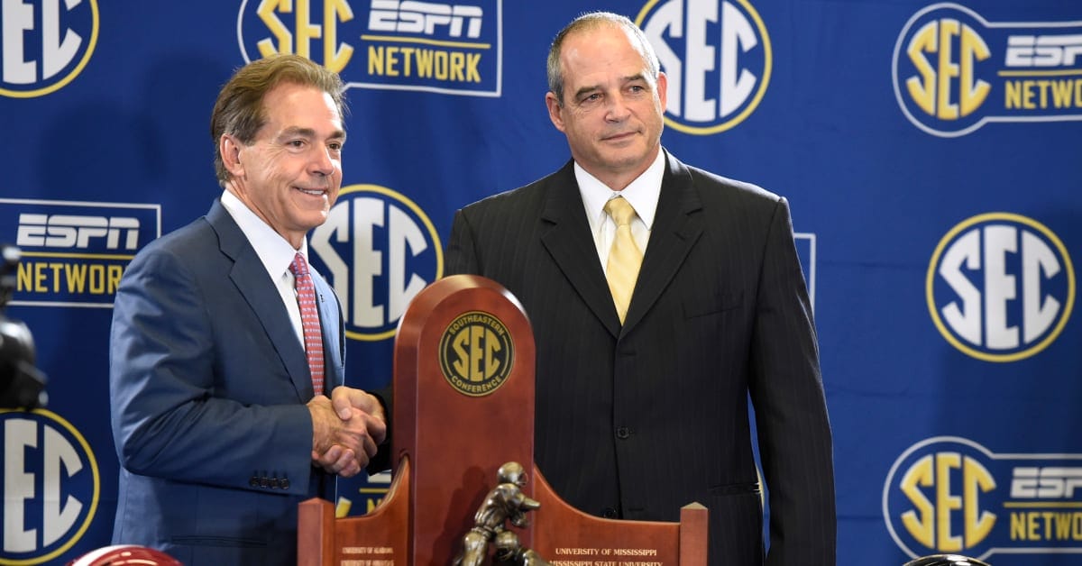 Nick Saban Denied Entry to SEC Media Days After Forgetting Credential